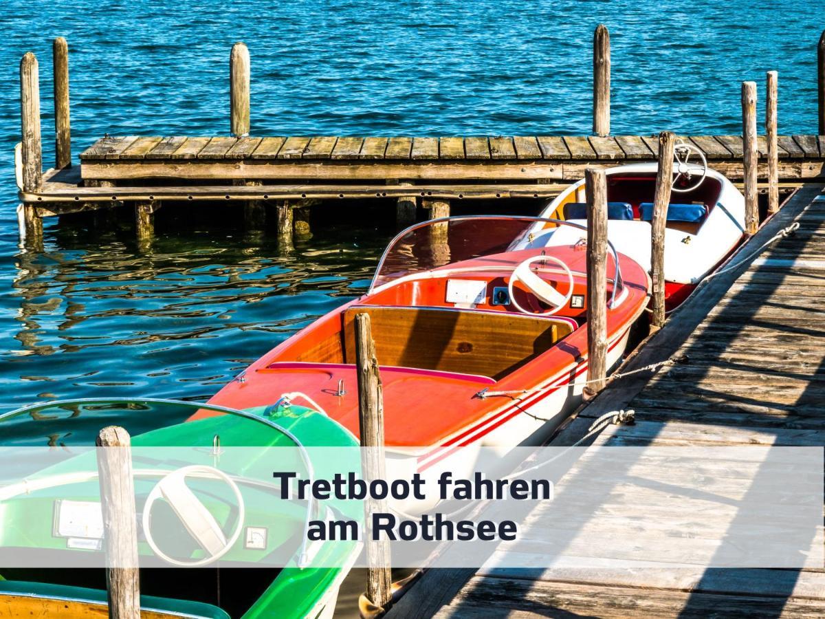 Ferienhaus Rothsee-Oase Ideale Ausgangslage Mit Tollem Ausblick, Sauna Und Privatem Garten Рот Экстерьер фото